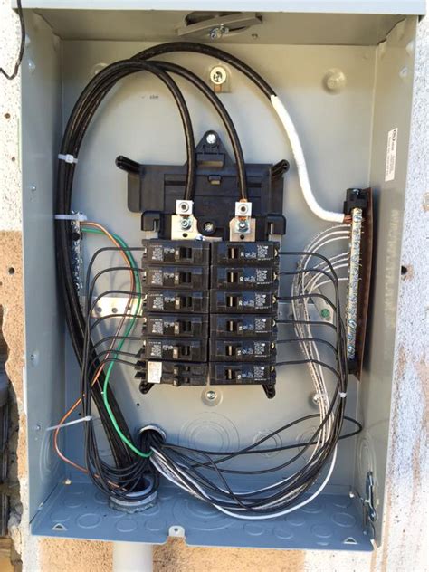 100 amp main service panel